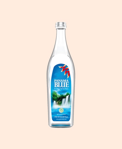 CAJA PANAMA BLUE WATER 750 ML (12 BOTELLAS) VIDRIO - Refill
